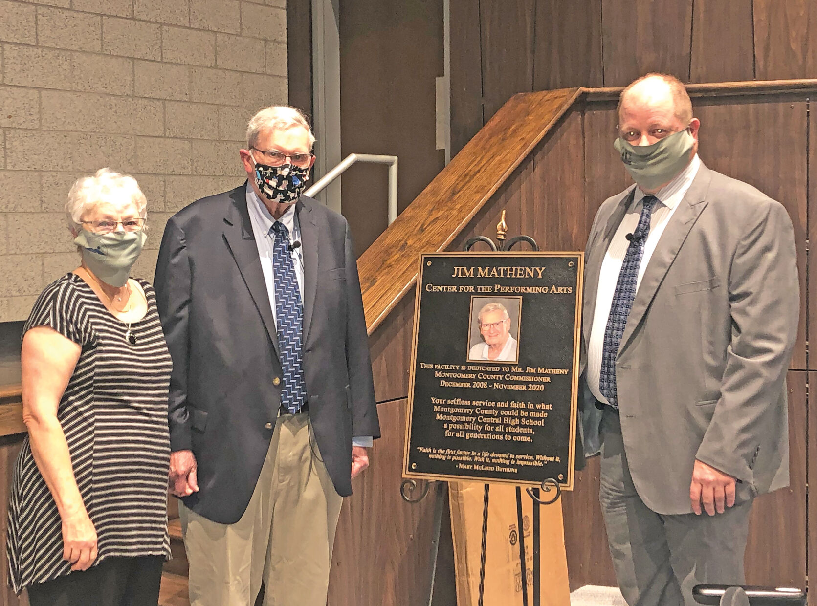 Matheny honored for his work